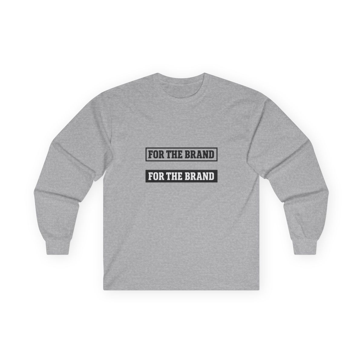For The Brand® Long Sleeve Wordmark Tee - alternate angle 4, merchandise