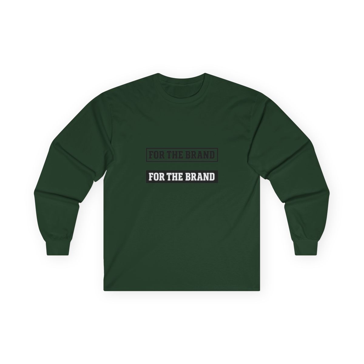 For The Brand® Long Sleeve Wordmark Tee - alternate angle 5, merchandise